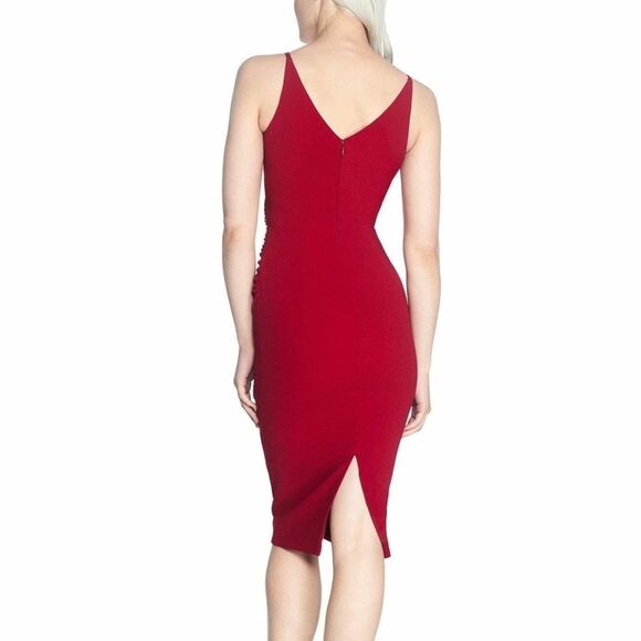 Dress The Population Anita Dress Garnet Deep Red  Size Small NWOT - Picture 5 of 14